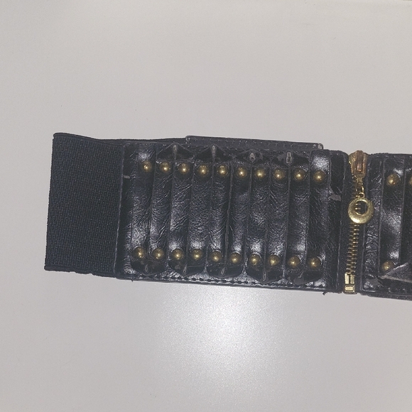 Topshop 2 Black and Gold Belts Set main image 13